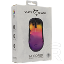 White Shark Mordred-B GM-5017B vezetékes gamer egér (optikai, USB 2.0, 7 gomb, 12.000 DPI, RGB, fekete)