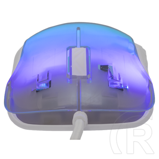 White Shark Mordred-W gamer egér (vezetékes, optikai, 7 gomb, 12000 DPI, USB 2.0, RGB, fehér)