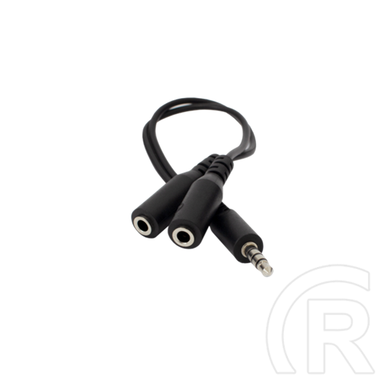 White Shark OX RGB gamer fejhallgató (vezetékes, levehető mikrofon, RGB világítás, 50 mm, 2x3,5 mm jack+USB, fekete)