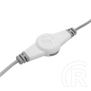 White Shark Panther gamer fejhallgató (vezetékes, mikrofon, 1x3,5 mm jack, 50 mm hangszóró, fehér)