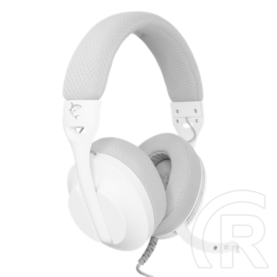 White Shark Parrot GH-2440W/G mikrofonos gamer fejhallgató (vezetékes, sztereó, 3,5 mm jack, 1,8 m kábel, 40 mm hangszór