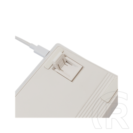 White Shark SHINOBI-2 billentyűzet (61, mechanikus, barna kapcsolók, hot-swap, RGB, vezetékes, angol, fehér)