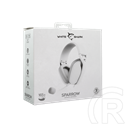 White Shark SPARROW-W GH-2443W gamer fejhallgató (3,5 mm jack 4 pól., vezetékes, mikrofon, sztereó, fehér)