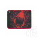 White Shark Skywalker M Gaming Egérpad (320x250x3 mm, fekete/piros)