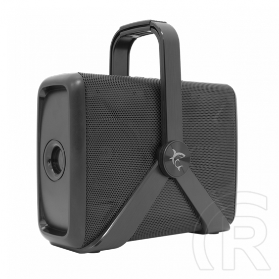 White Shark Tamma bluetooth hordozható hangszóró (v5.0, 12 W RMS, 3000 mAh belső akku, 10 m hatótáv, fekete)