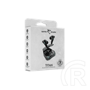 White Shark Titan-B bluetooth sztereo in-ear fülhallgató (ANC, ENC, mikrofon, v5.3, 6-7 óra, USB-C, fekete)