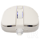 White Shark Tristan W GM-9004W gamer egér (vezetékes, optikai, 7 gomb, 12000 DPI, RGB, fehér)