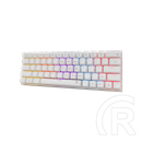 White Shark WAKIZASHI-2 (GK-002211V2) vezetékes mechanikus billentyűzet (angol, piros switch, 64 gomb, Rainbow világítás