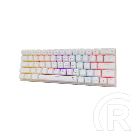 White Shark WAKIZASHI-2 (GK-002211V2) vezetékes mechanikus billentyűzet (angol, piros switch, 64 gomb, Rainbow világítás