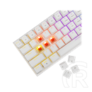 White Shark WAKIZASHI-2 (GK-002211V2) vezetékes mechanikus billentyűzet (angol, piros switch, 64 gomb, Rainbow világítás