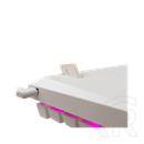White Shark WAKIZASHI-2 (GK-002211V2) vezetékes mechanikus billentyűzet (angol, piros switch, 64 gomb, Rainbow világítás
