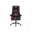 White Shark WS Le Mans Gaming szék (fekete/piros, textil, 120 kg)