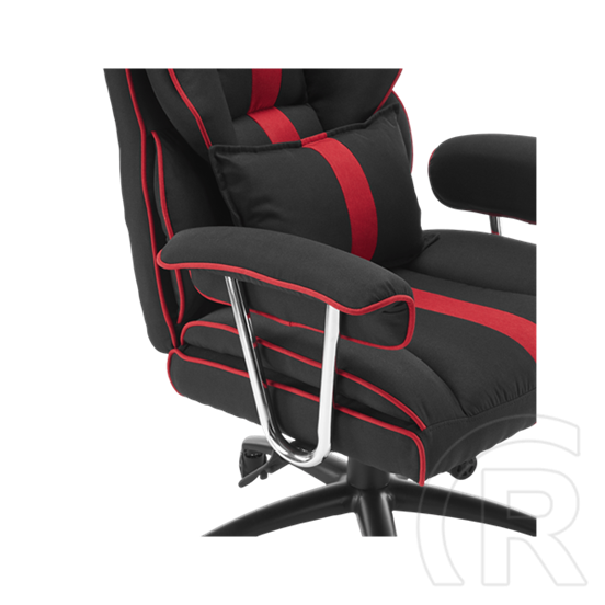 White Shark WS Le Mans Gaming szék (fekete/piros, textil, 120 kg)
