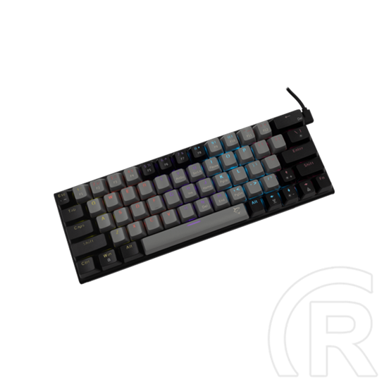 White Shark Wakizashi-2 GK-002723V2 vezetékes mechanikus gamer billentyűzet (HU, USB 2.0, kék kapcsoló, rainbow világítá