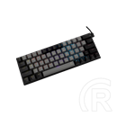 White Shark Wakizashi-2 billentyűzet (angol, vezetékes, USB 2.0, mechanikus, piros kapcsoló, szürke-fekete)