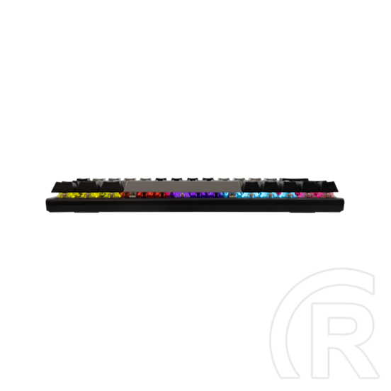 White Shark Wakizashi-2 billentyűzet (angol, vezetékes, USB 2.0, mechanikus, piros kapcsoló, szürke-fekete)