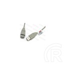 Wiretek USB hosszabbító kábel 3 m (A dugó / A aljzat)