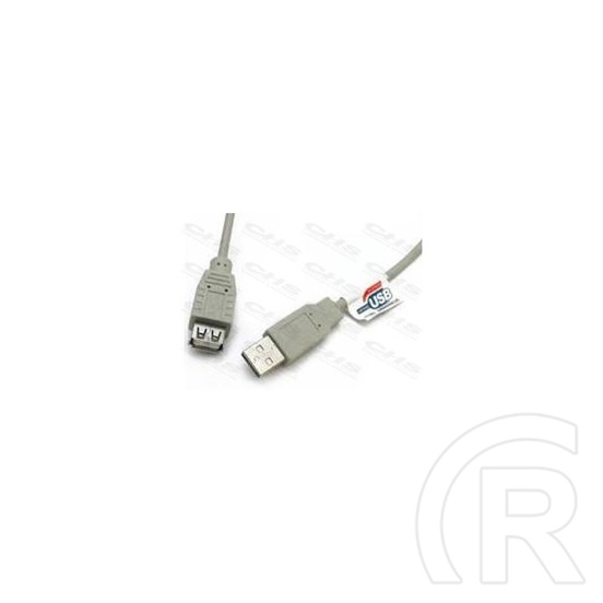 Wiretek USB hosszabbító kábel (A dugó / A aljzat, 5 m)