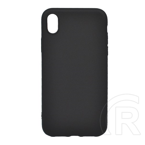 X-LEVEL GUARDIAN Apple iPhone XR 6.1 szilikon telefonvédő (ultravékony, matt) fekete