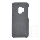 X-LEVEL Samsung Galaxy S9 (SM-G960) műanyag telefonvédő (bőr hatású hátlap) fekete
