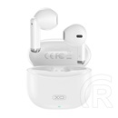 XO bluetooth fülhallgató sztereo (v5.3, tws, mikrofon + töltőtok) fehér