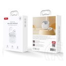 XO bluetooth fülhallgató sztereo (v5.3, tws, mikrofon + töltőtok) fehér