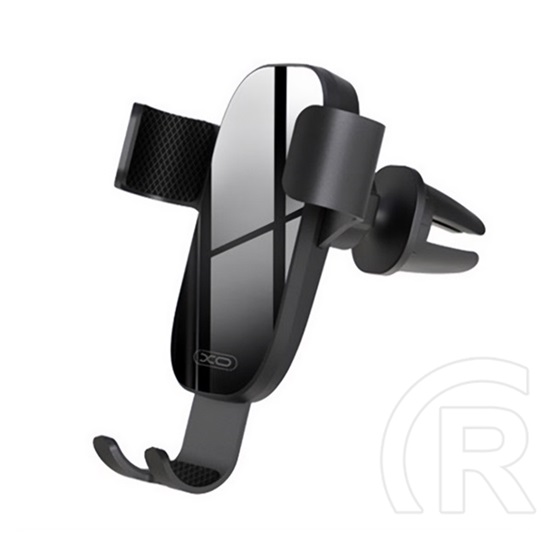 XO c37 autós tartó (szellőzőre, gravitációs, 360°, 4-6" méret) fekete