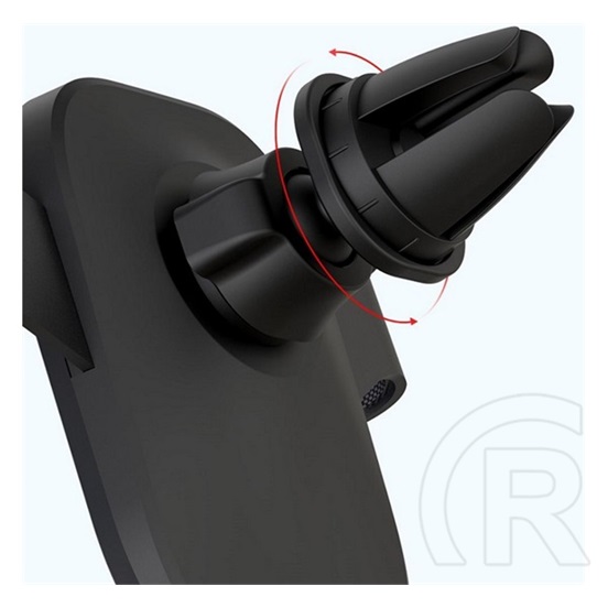 XO c37 autós tartó (szellőzőre, gravitációs, 360°, 4-6" méret) fekete