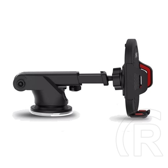 XO c39 autós tartó (műszerfalra, tapadókorongos, automata, 4-6" méret) fekete