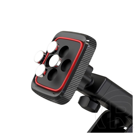 XO c83 autós tartó (szellőzőre, 360°, állítható kar, mágneses, 4-6,7" méret) fekete