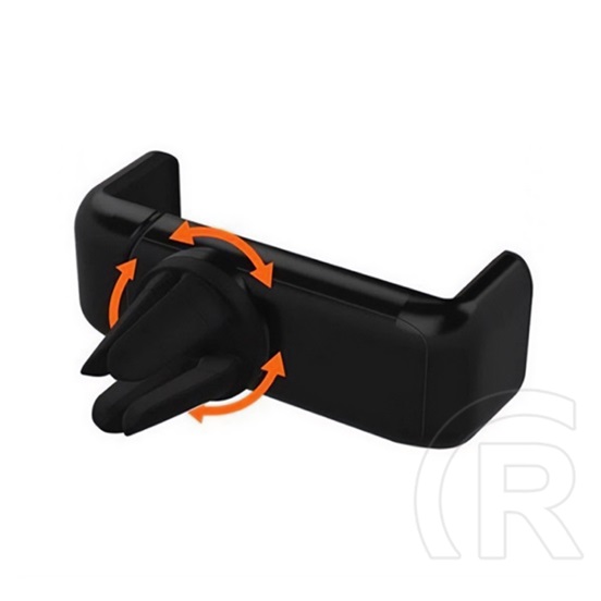 XO c8 autós tartó (szellőzőre, 360°, 60-85mm széles) fekete