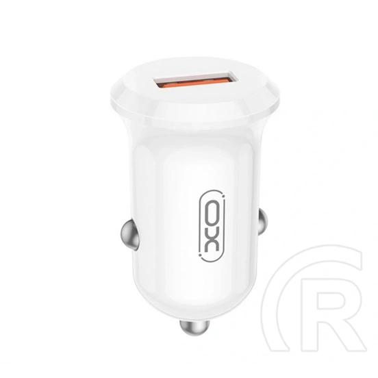 XO cc68 autós töltő usb aljzat (18w, pd gyorstöltő) fehér