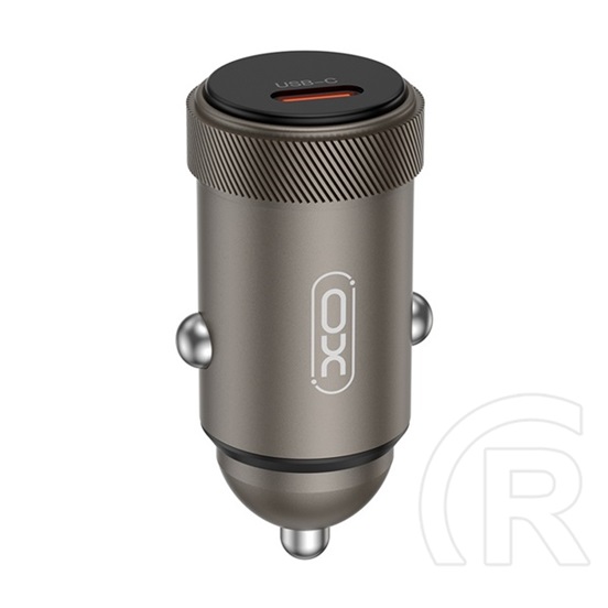 XO cc70 autós töltő type-c aljzat (30w, pd gyorstöltő) fekete