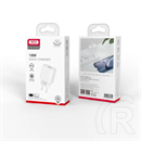 XO ce02d hálózati töltő type-c aljzat (18w, pd gyorstöltő) fehér