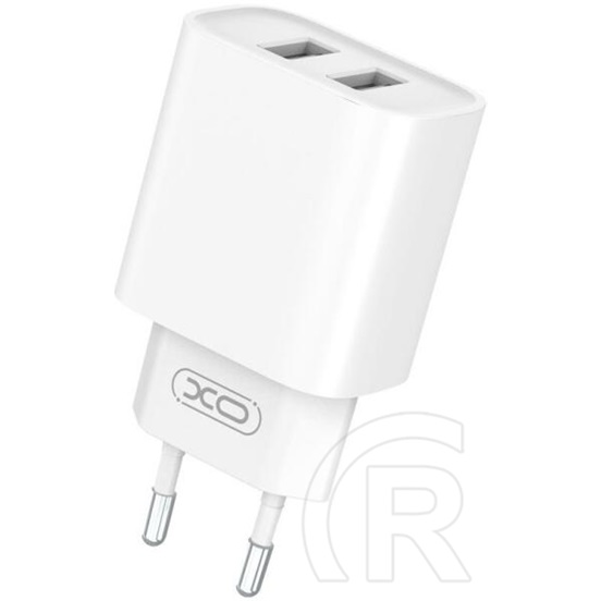 XO ce02d hálózati töltő type-c aljzat (18w, pd gyorstöltő + lightning kábel) fehér