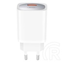 XO ce19 hálózati töltő usb aljzat (18w, pd gyorstöltő) fehér