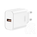 XO ce33 hálózati töltő usb aljzat (18w, gyorstöltő 3.0) fehér