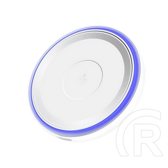 XO cx042 asztali töltő (15w, wireless, gyorstöltő, mágneses, led fény) fehér