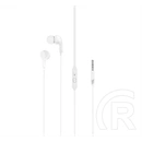 XO ep86 fülhallgató sztereo (3.5mm jack, mikrofon, felvevő gomb, hangerőszabályzó) fehér