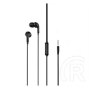 XO ep86 fülhallgató sztereo (3.5mm jack, mikrofon, felvevő gomb, hangerőszabályzó) fekete