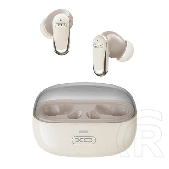XO g42 bluetooth fülhallgató sztereo (v6.0, tws, aktív zajszűrő, mikrofon + töltőtok) bézs