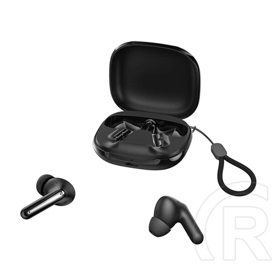 XO g53 bluetooth fülhallgató sztereo (v6.0, tws, aktív zajszűrő, mikrofon, kitámasztó + töltőtok) fekete