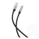 XO iPhone 14 Plus  nb251 adatkábel (usb - lightning, 30w, pd gyorstöltő, 100cm) fekete