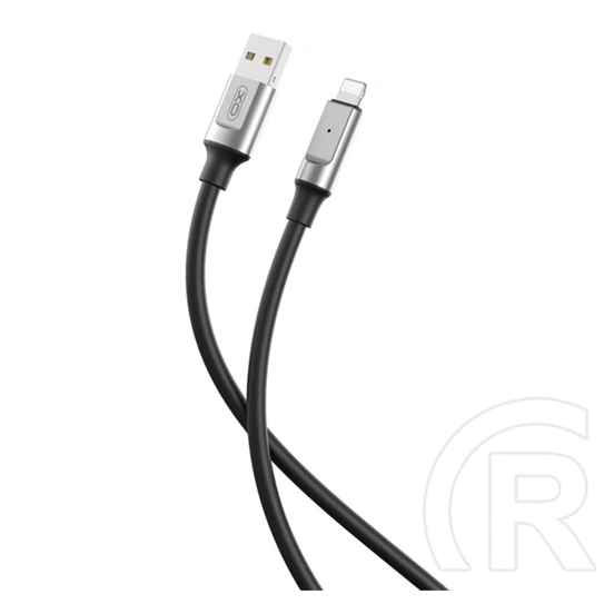XO iPhone 14 Plus  nb251 adatkábel (usb - lightning, 30w, pd gyorstöltő, 100cm) fekete