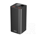 XO pb97 vésztöltő 2 usb+2 type-c aljzat (20000mah, 65w, pd gyorstöltő, led kijelző) fekete