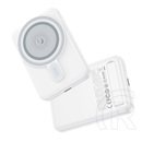 XO pr264 vésztöltő type-c aljzat(10000mah, 20w, gyorstöltő, wireless, magsafe, kitámasztó, led jelzés)fehér