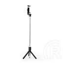 XO ss09 szelfibot (univerzális, 360°, állítható, bluetooth távkioldó, 64cm, 4.2-6.7" méret) fekete