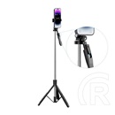 XO ss15 szelfibot (univerzális, 360°, állítható, bluetooth távkioldó, 180cm, 4.2-6.7" méret) fekete