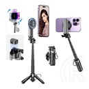 XO ss22 szelfibot (univerzális, 360°, állítható, bluetooth távkioldó,  összecsukható, 100cm, magsafe) fekete