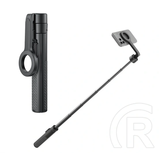 XO ss37 szelfibot (univerzális, 360°, tripod állvány, állítható, bluetooth távkioldó, 124cm, mágneses) fekete